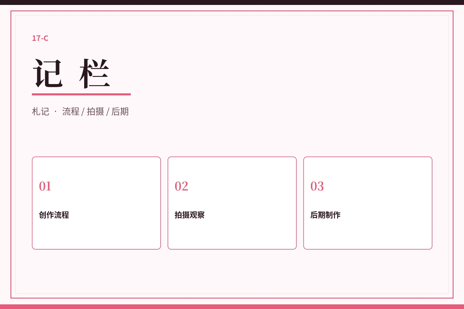 17C记栏图
